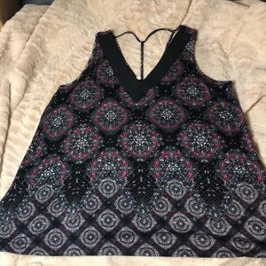Maurices dressy Top with T back